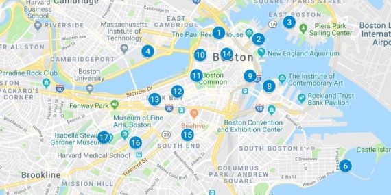 18 self-guided tours Boston