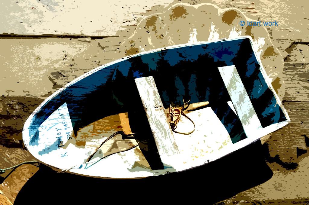 rowboat on cape cod, fotoprint