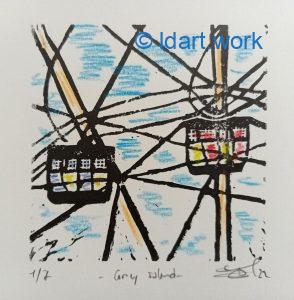 New linocuts - Nouvelles gravures sur lino | 2022 | NYC-USA 3 Gravures sur lino