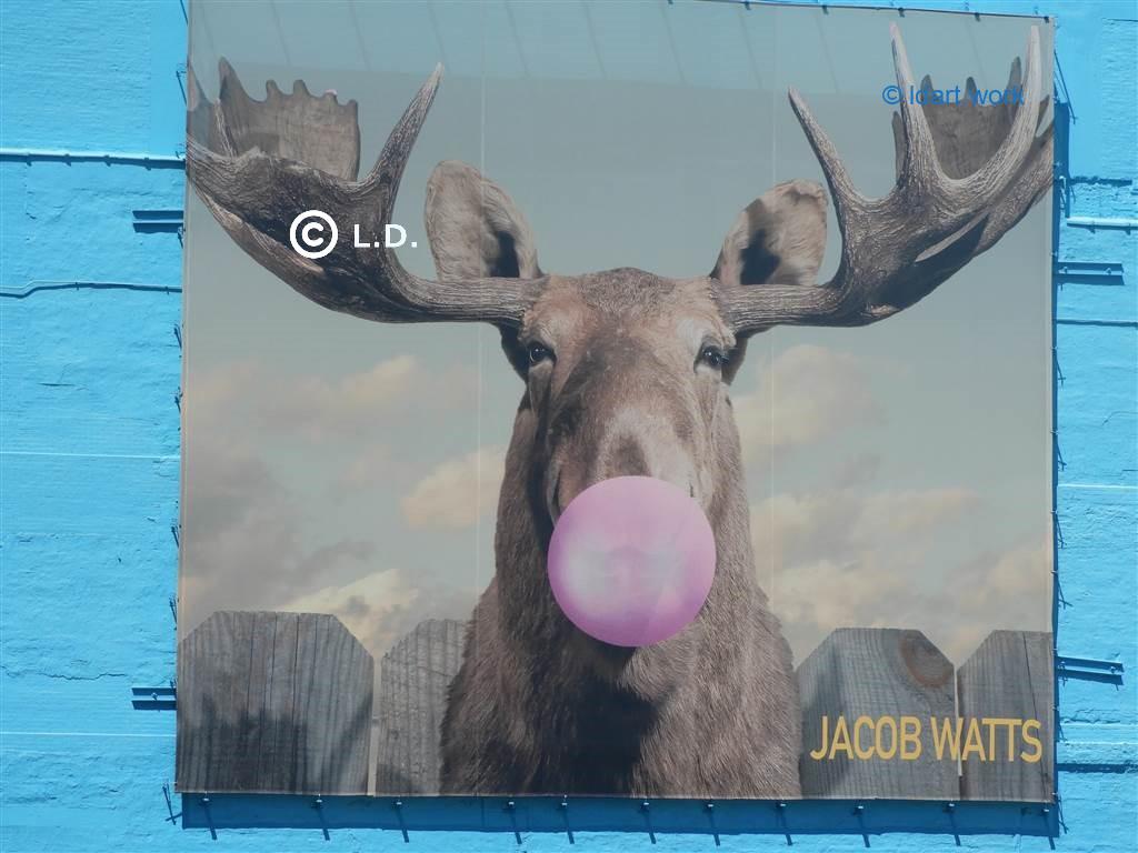 Chicago murals, Moose Bubblegum Bubble By Jacob Watts