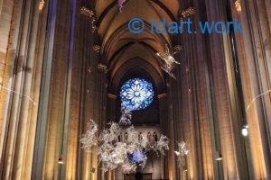 Inside St John the Divine cathedral