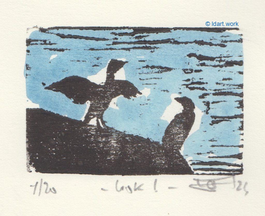 7 woodcuts of animals - 7 gravures sur bois avec animaux | 2024 7 Woodcuts: look!