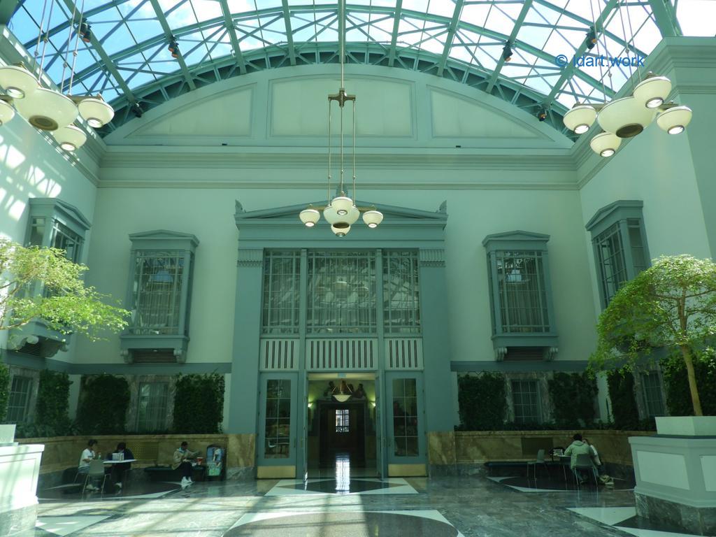 inside the H. Washington Library, Chicago